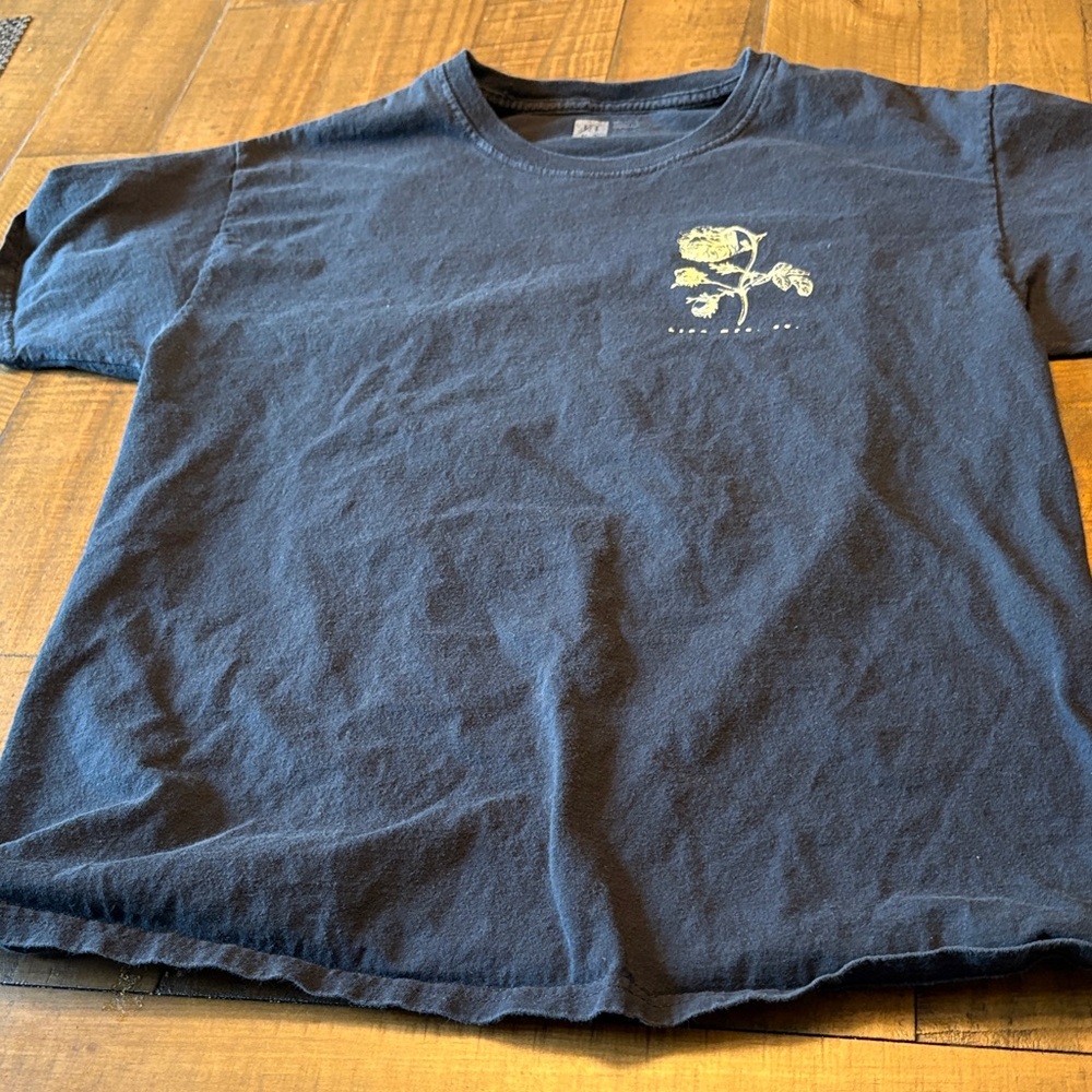 Men’s Black Lira T-Shirt with Yellow Graphic